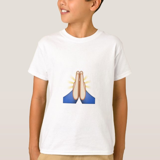 Camiseta emoji de oración (Anverso)
