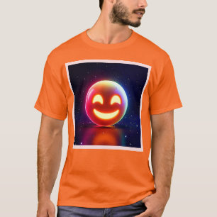 Camiseta Emoji de orb feliz brillante