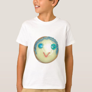 Camiseta Emoji de pelo azul Arte Imprimir/Gráfico