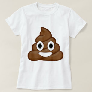 Camiseta emoji de poop