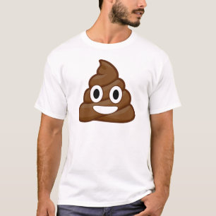 Camiseta emoji de poop