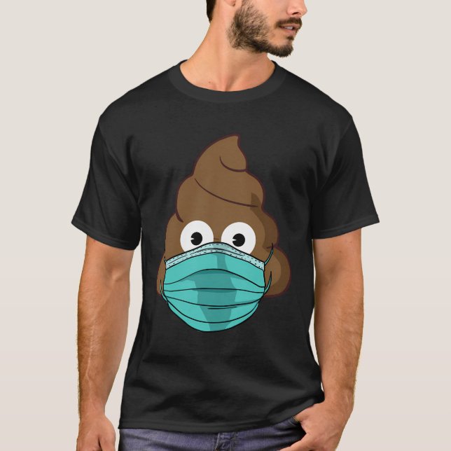 Camiseta Emoji De Poop Con Emo De Poop De Cuarentena Gracio (Anverso)