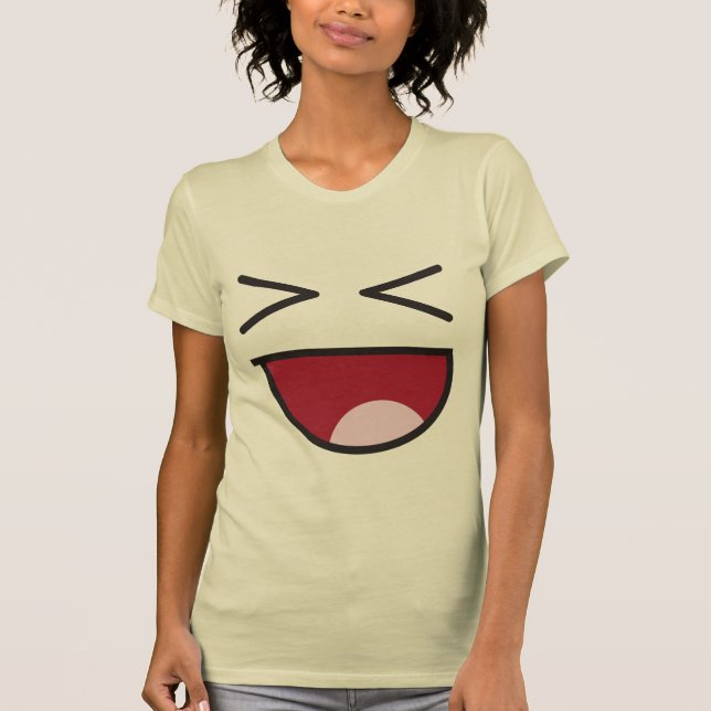 Camiseta emoji de risa (Anverso)