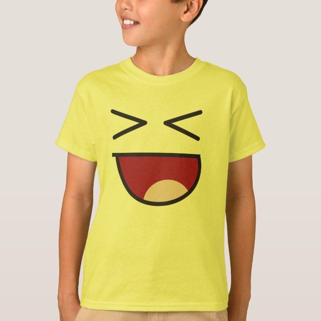 Camiseta emoji de risa (Anverso)