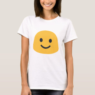 Camiseta Emoji de sonrisa ligera