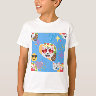Camiseta emoji de taco cat