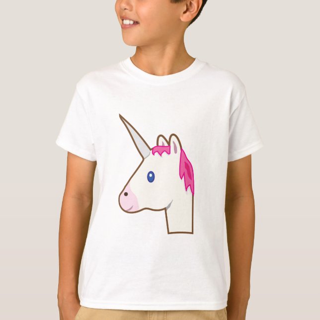Camiseta Emoji de Unicornio (Anverso)