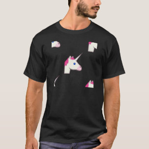 Camiseta emoji de unicornio