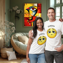 Camiseta Emoji Decepcionado | Diseño de Estado de Ánimo Dom