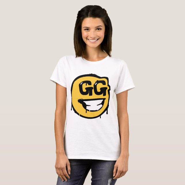 Camiseta emoji del gg del fortnite (Anverso completo)