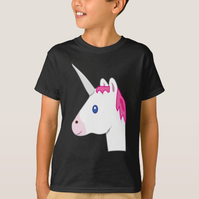 Camiseta Emoji del unicornio (Anverso)
