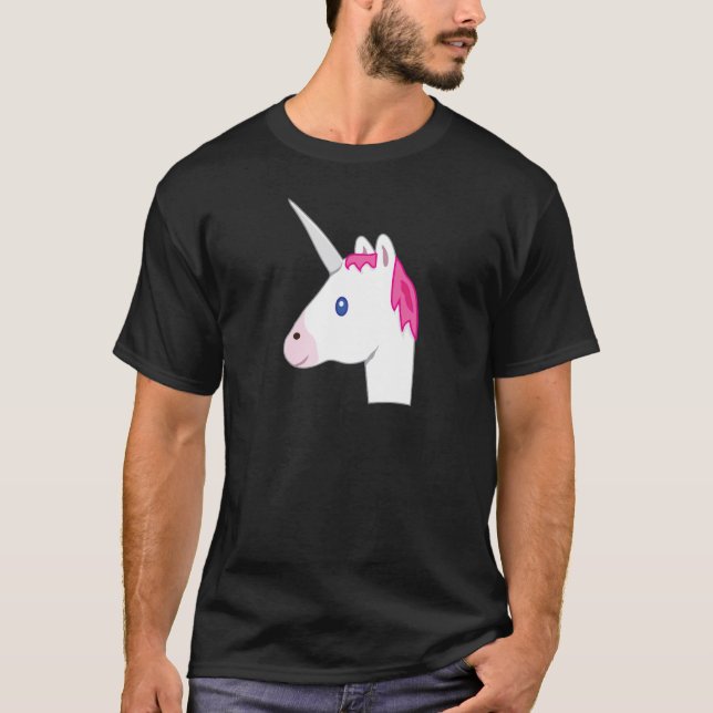 Camiseta Emoji del unicornio (Anverso)