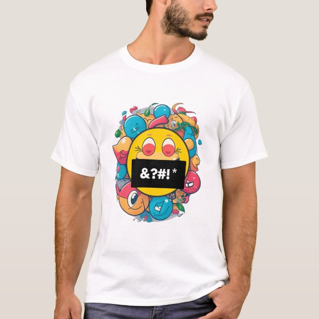 Camiseta Emoji del uso - Censura en la juramentación (Anverso)