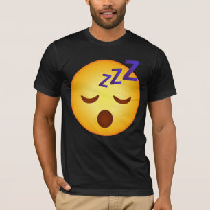 Camiseta Emoji durmiente
