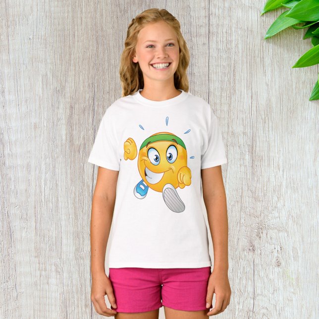 Camiseta Emoji en ejecución feliz (Subido por el creador)