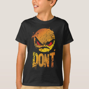 Camiseta Emoji Enfadado en Negrita con texto 'NO'