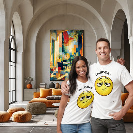 Camiseta Emoji Esperanzador | Diseño de Estado de Ánimo del