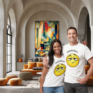 Camiseta Emoji Esperanzador   Diseño de Estado de Ánimo del