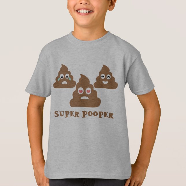 Camiseta Emoji estupenda de Pooper (Anverso)