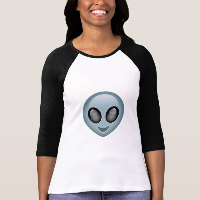 Camiseta Emoji extranjera extraterrestre (Anverso)