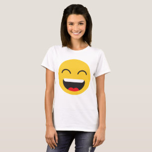Camiseta Emoji Feliz Lágrimas de Alegría