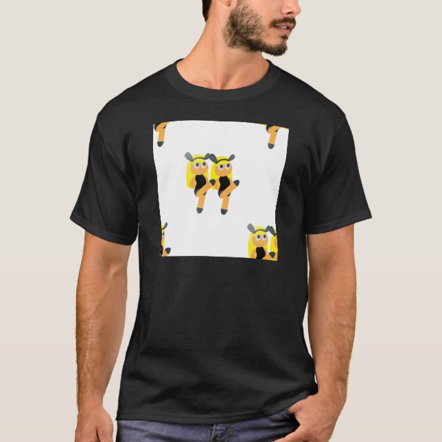 Camiseta emoji gemela (Anverso)