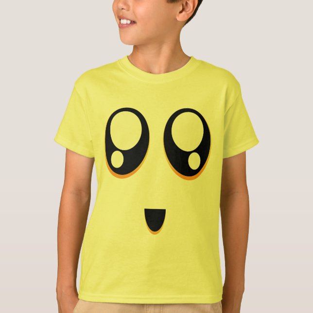Camiseta Emoji grande linda de los ojos (Anverso)