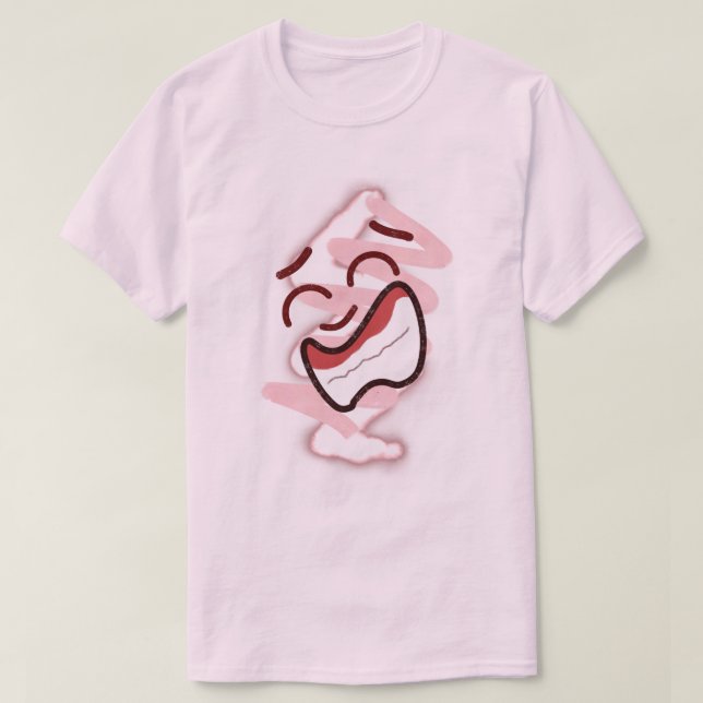 Camiseta Emoji Guay Funny Laughing Face (Diseño del anverso)