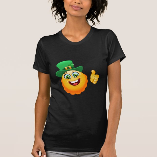 Camiseta emoji leprechaun (Anverso)