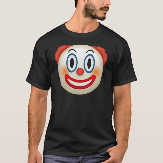 Camiseta Emoji loca del payaso (Anverso)