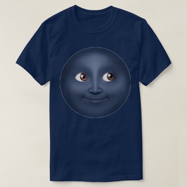 Camiseta Emoji lunar (Diseño del anverso)