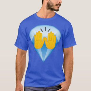Camiseta Emoji Manos de Diamante