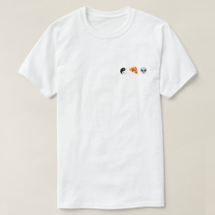 Camiseta Emoji marciana Kung Fu Pizza