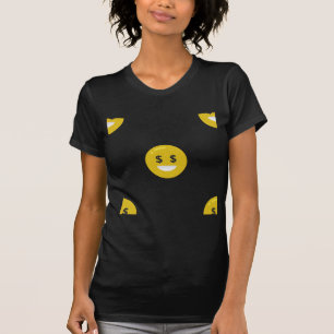 Camiseta emoji ocular de dinero