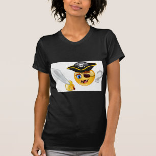 Camiseta emoji pirata
