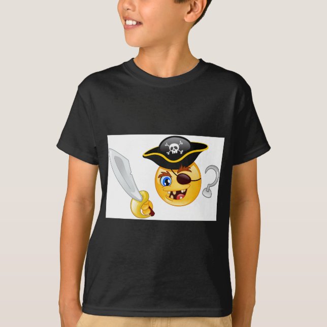 Camiseta emoji pirata (Anverso)
