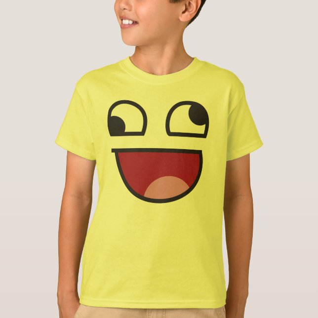 Camiseta Emoji poco firme del ojo (Anverso)