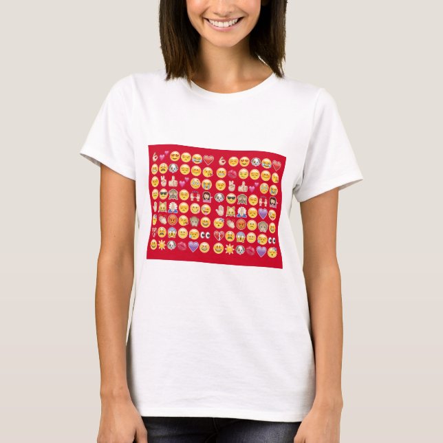 Camiseta emoji roja (Anverso)