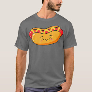 Camiseta Emoji Salchichas de Perro Caliente Regalo divertid