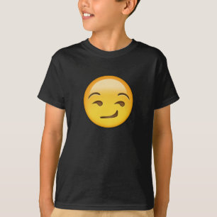 Camiseta Emoji Smirking de la cara