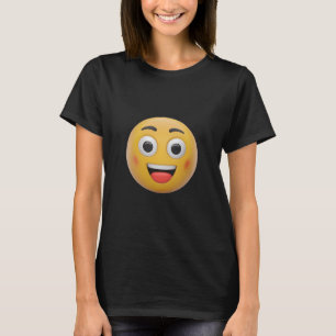 Camiseta Emoji sonriente - diseño de emoji divertida