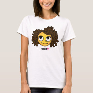 Camiseta EMOJI TELEO (Terminada) Personalizado Tee de Mujer
