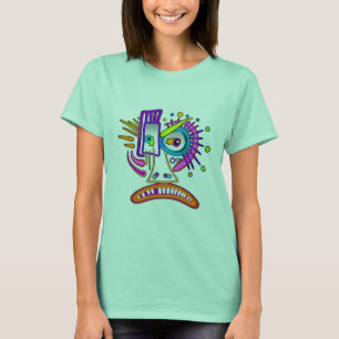 CAMISETA EMOJI TRIBAL FROWNIE MEEMOGIE