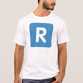 Camiseta Emoji Twitter Letter R