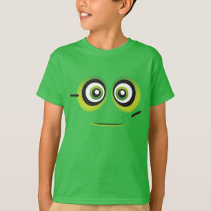 Camiseta Emoji verde del monstruo de Lil