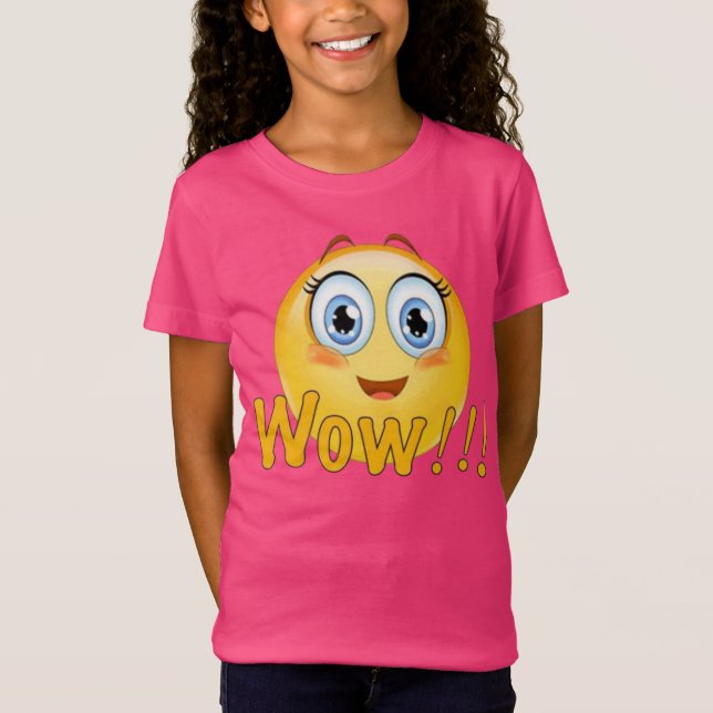Camiseta ¡emoji Wow! (Anverso)