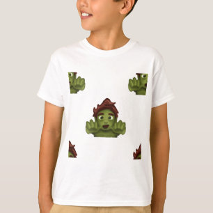Camiseta emoji zombie man