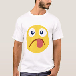Camiseta Emojia de lengua agarrotada