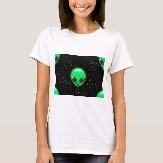 Camiseta emojis alienígenas (Anverso)