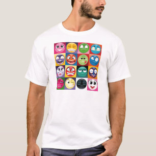 Camiseta emojis de arte pop
